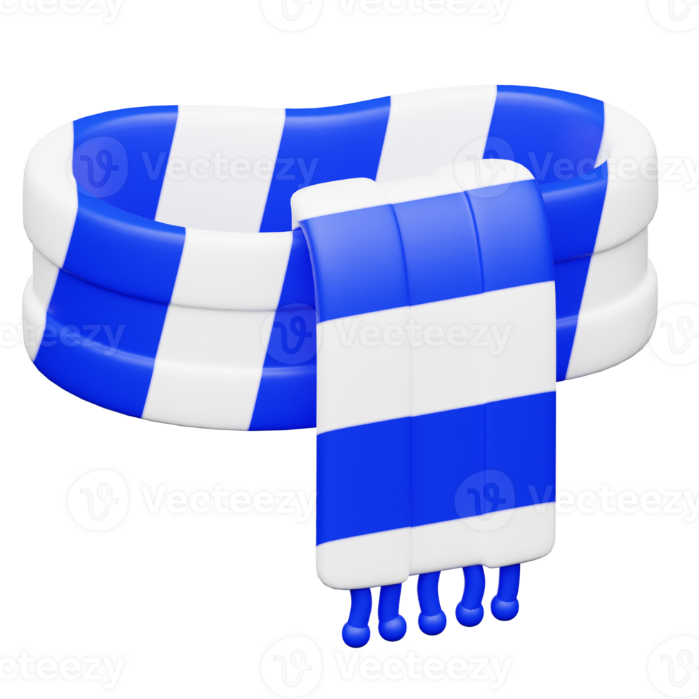 scarf 3D Illustration png