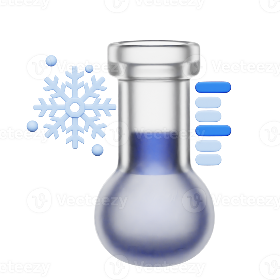 cold temperature 3D Illustration png