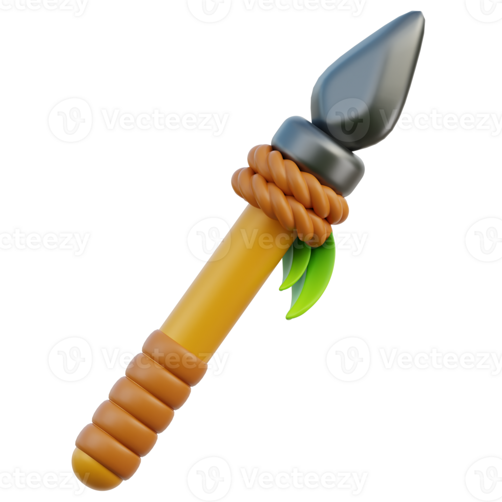Spear 3D Illustration png