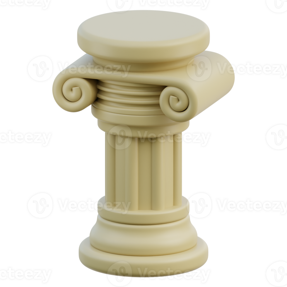 Column 3D Illustration png