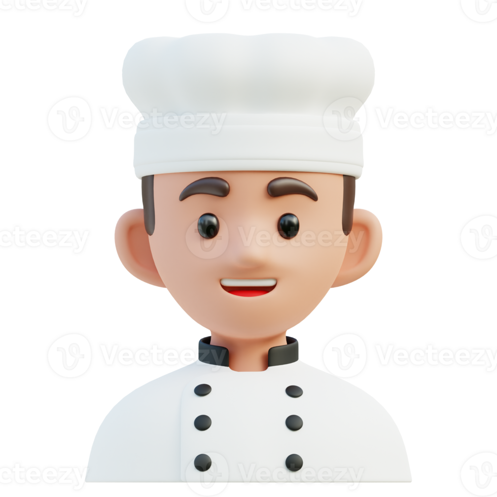 Chef 3D Illustration png