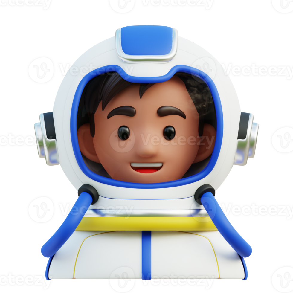 Astronaut Avatar 3D Illustration png