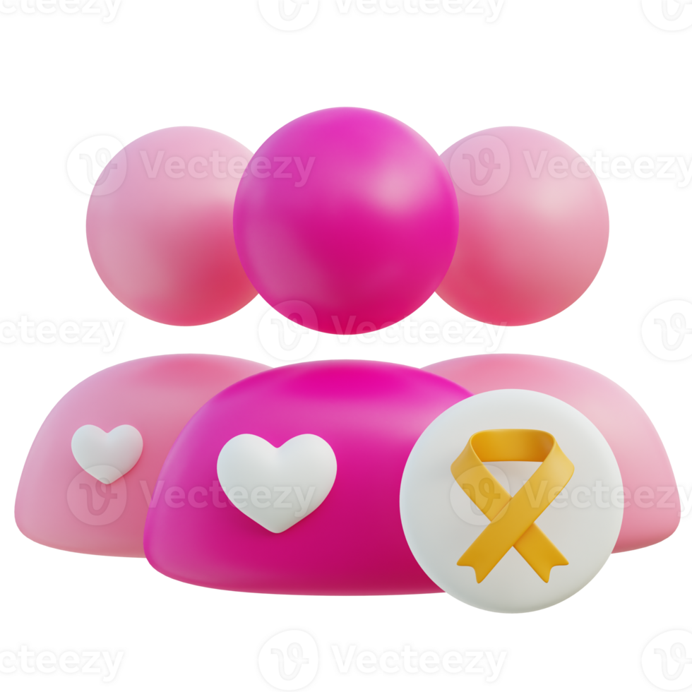 Community 3D Illustration png