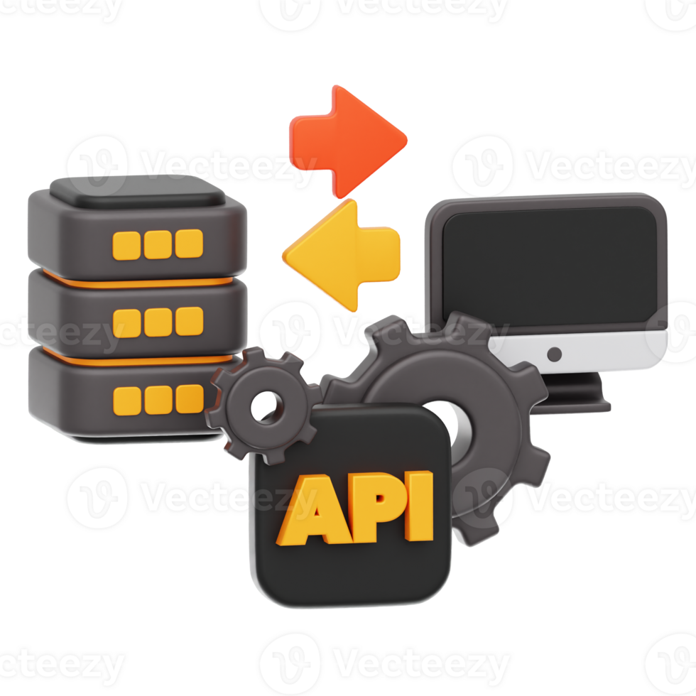 API 3D Illustration png