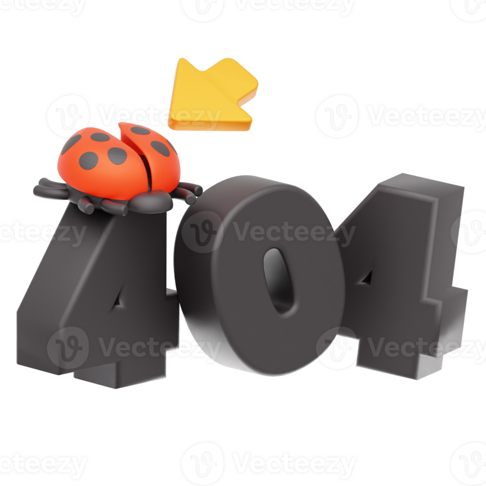 Error 3D Illustration png
