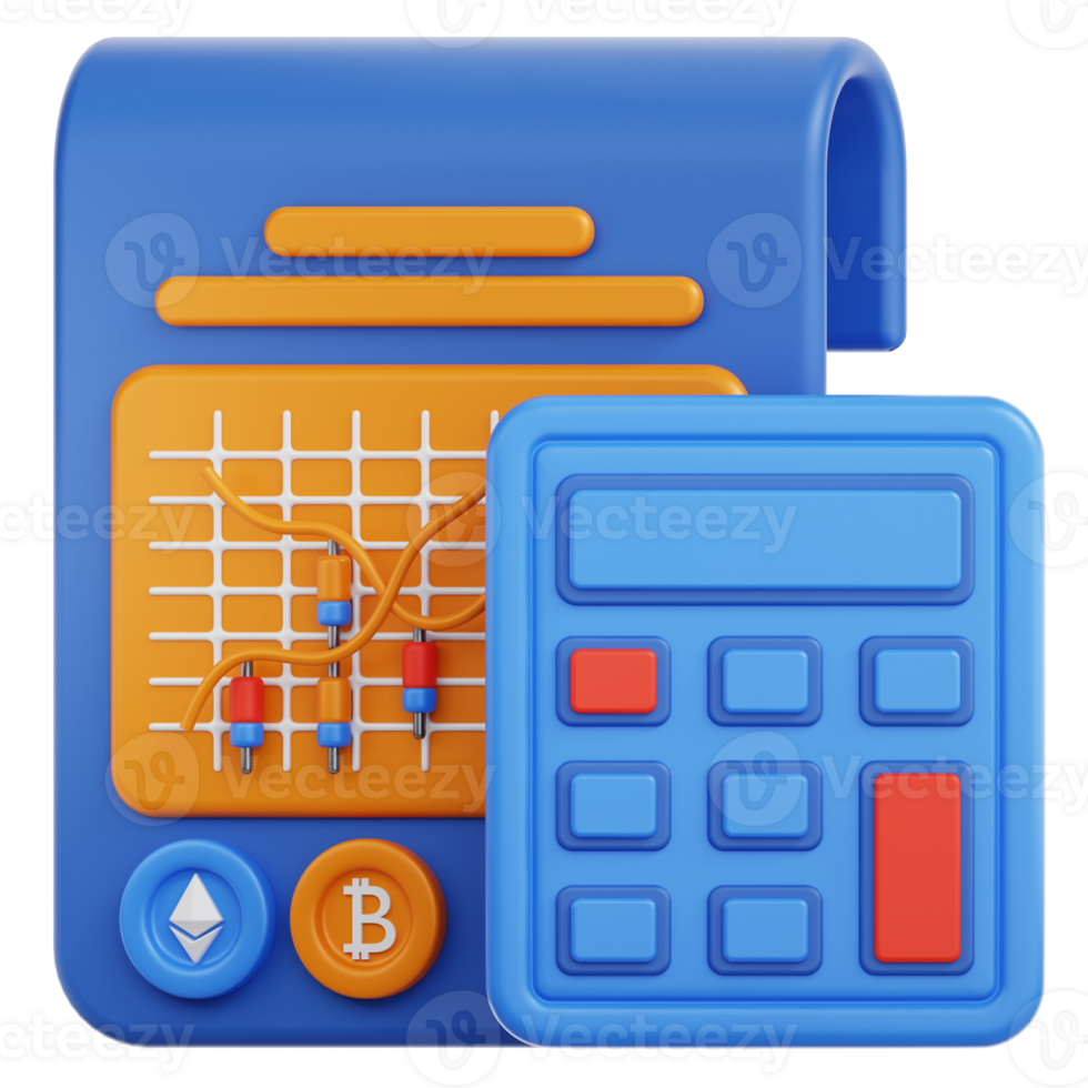 Data Crypto 3D Illustration png