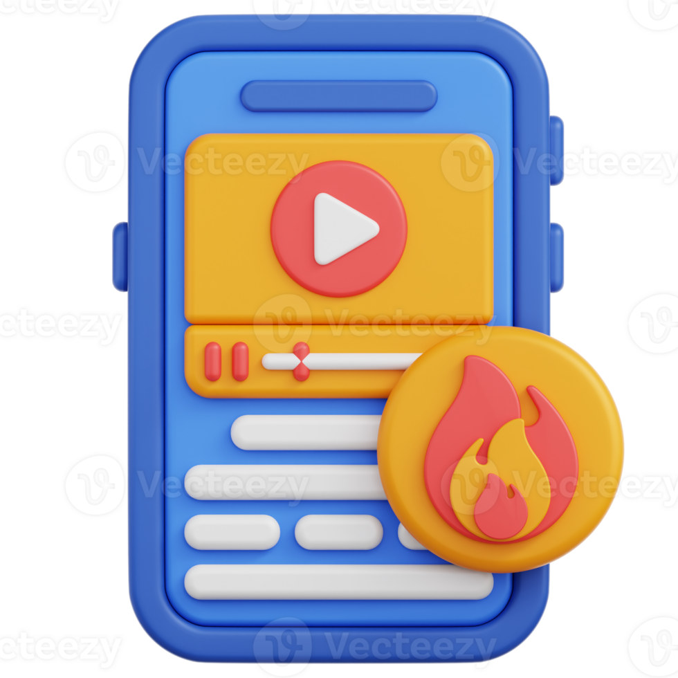 Trending 3D Illustration png