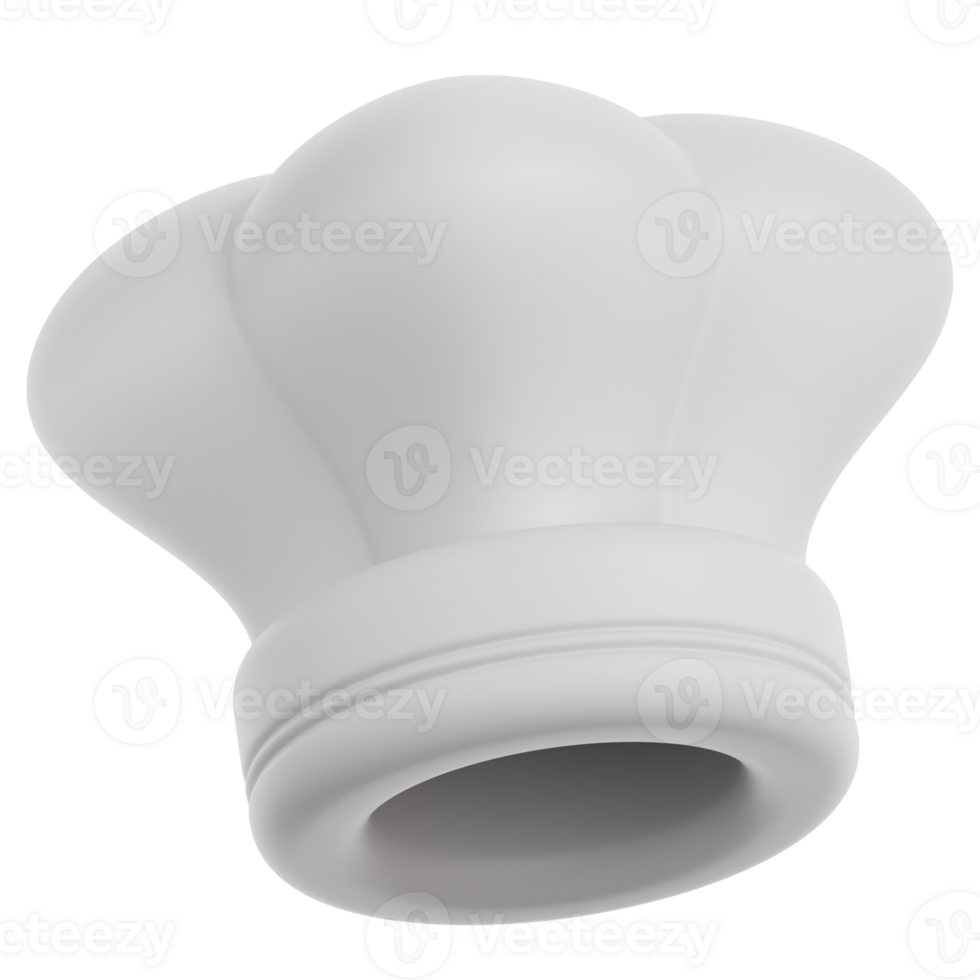Chef Cap 3D Illustration png