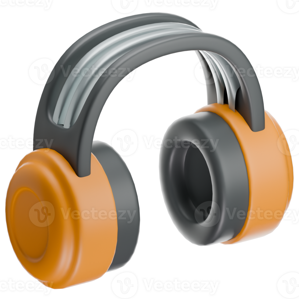 Welding Earmuffs 3D Illustration png