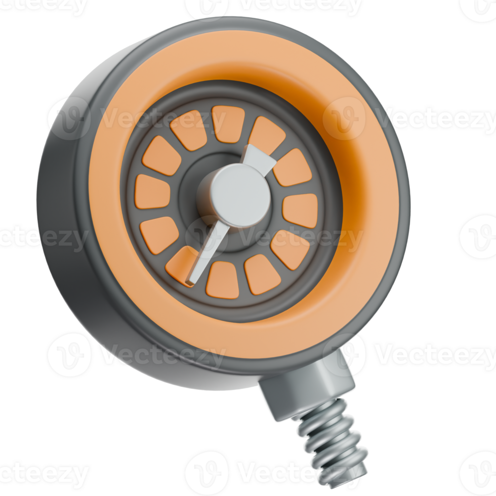 Manometer 3D Illustration png