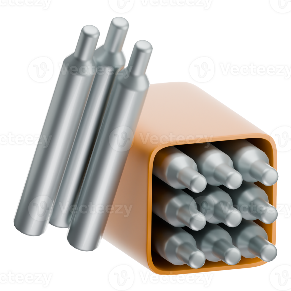Welding Electrode 3D Illustration png