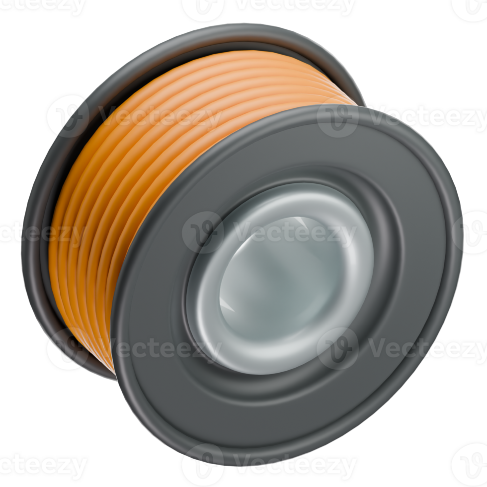 Welding Wire 3D Illustration png