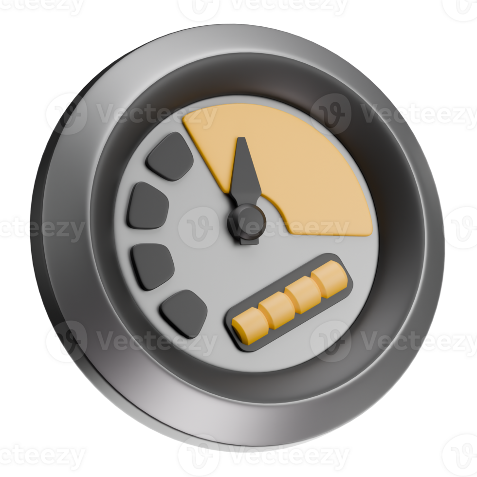 Dashboard 3D Illustration png
