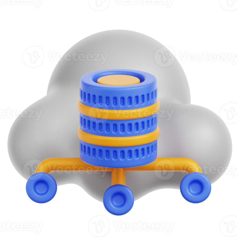 Computing Data 3D Illustration png