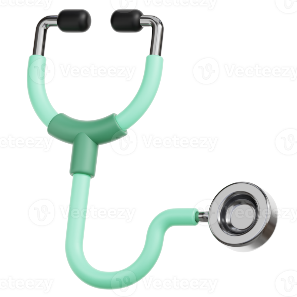 Stethoscope Tool 3D Illustration png