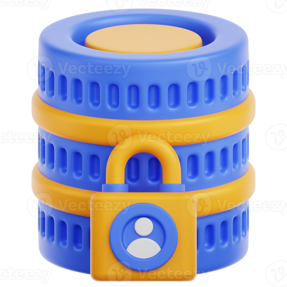 Data Access 3D Illustration png