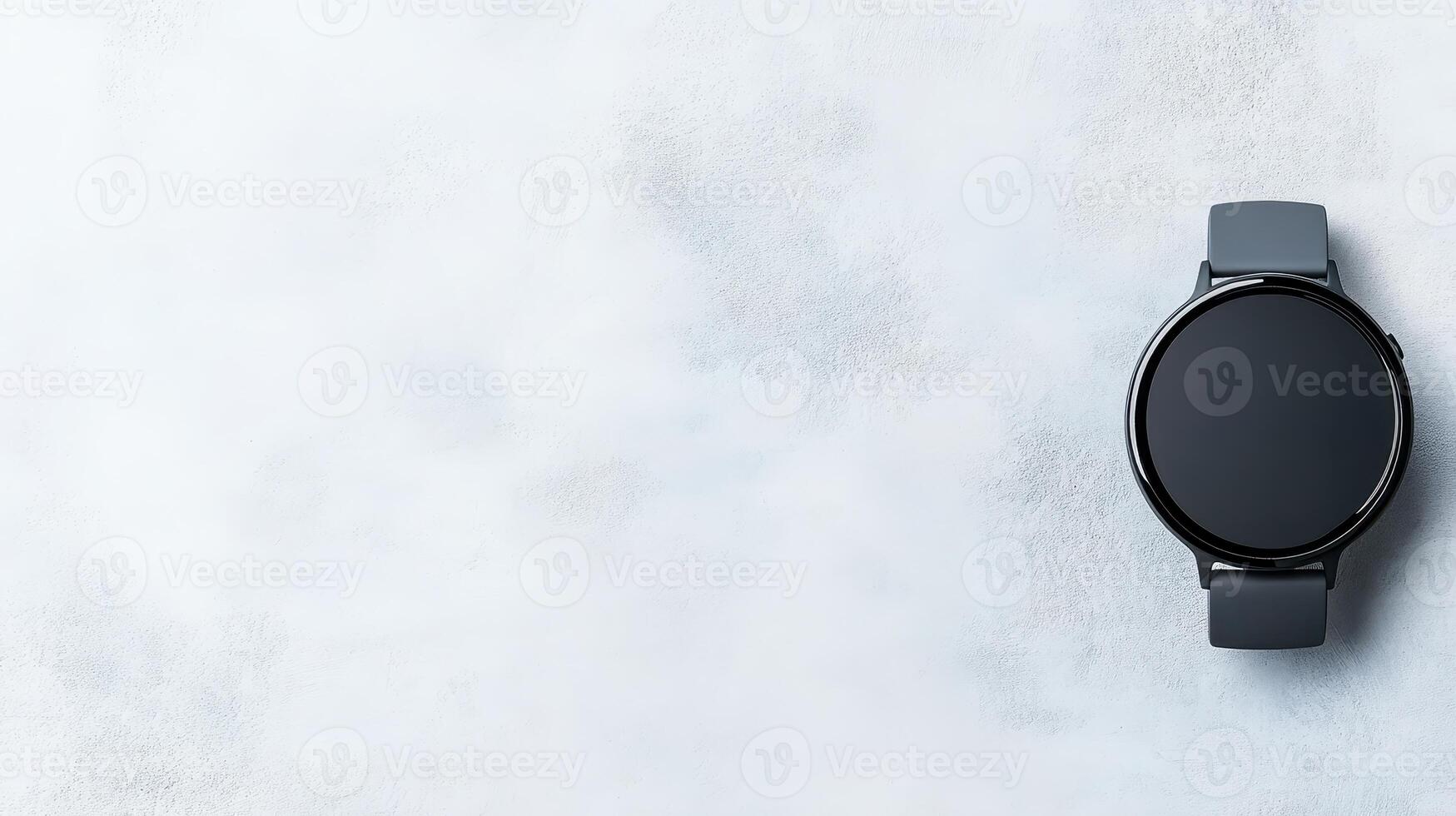 Gray Fitness Tracker Device Shows Health Monitoring Data Placed on Speckled Light Surface Promoting Well Being photo