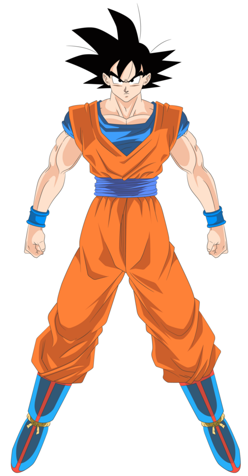 High quality image of Son Goku full body png