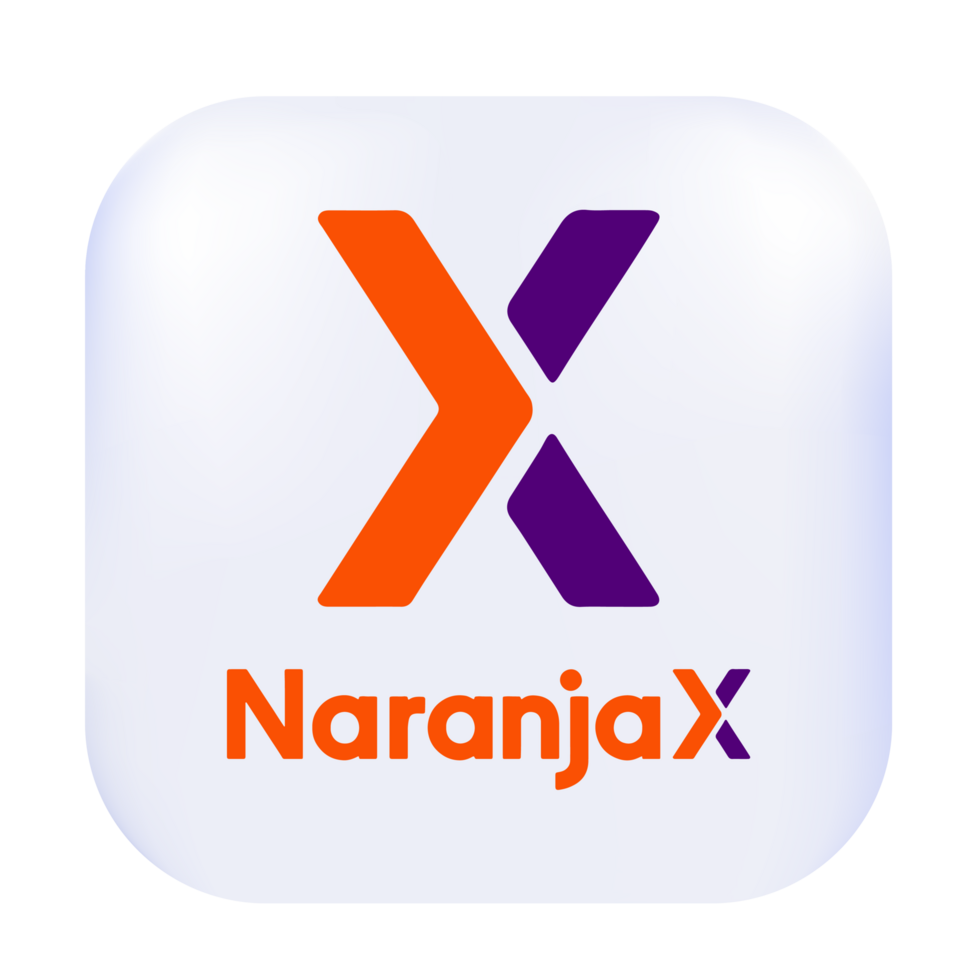 NARANJAX logo, square rounded NARANJAX logo, FREE Download NARANJAX logo png