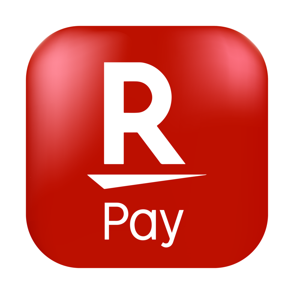 RakutenPay Colored Logo Rounded Icon - Transparent Background png