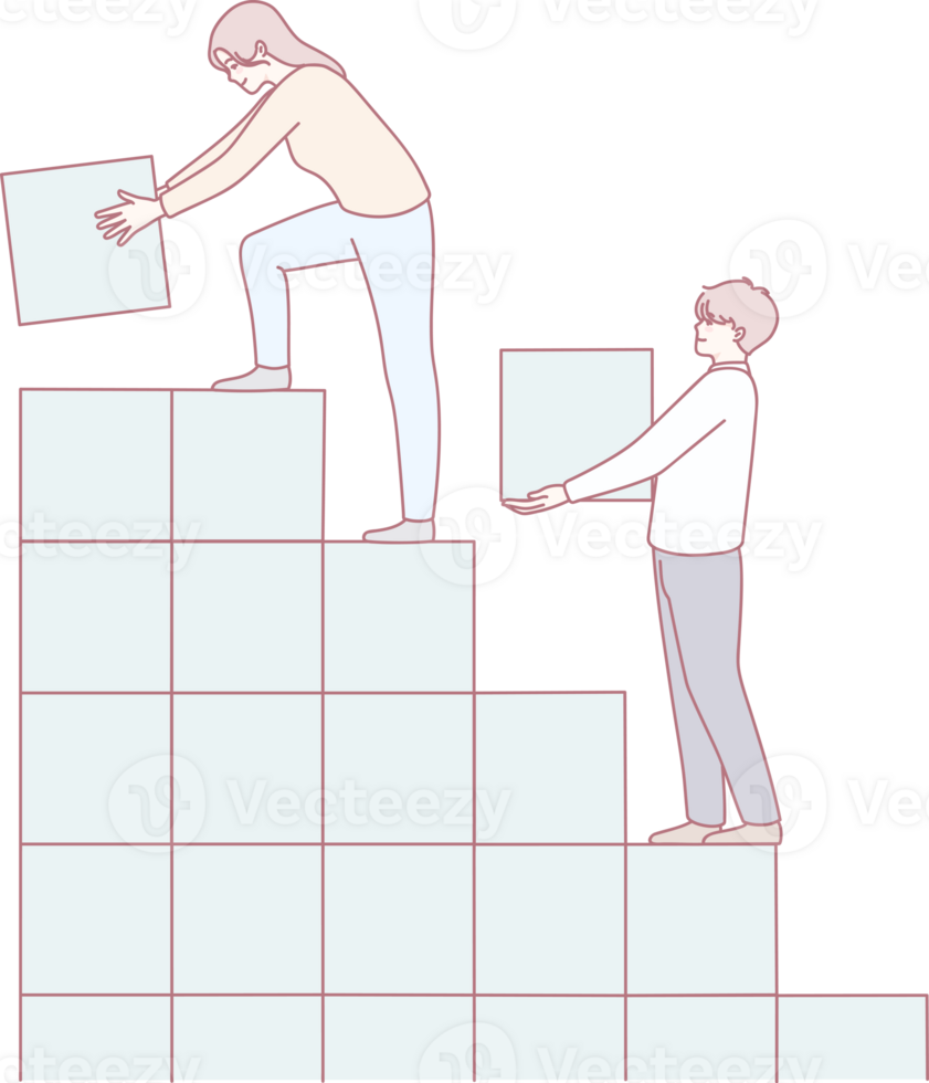 A visual representation effectively illustrating collaboration and teamwork within a creative workspace environment png