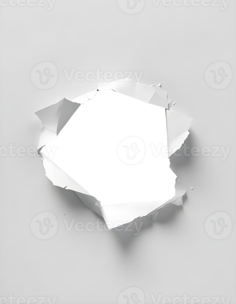 a hole in the paper with a checkered background png