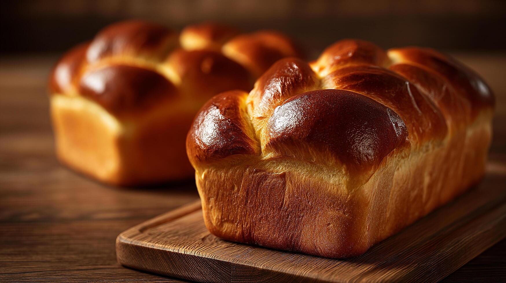 Rustic tones in bread and wood background photography photo