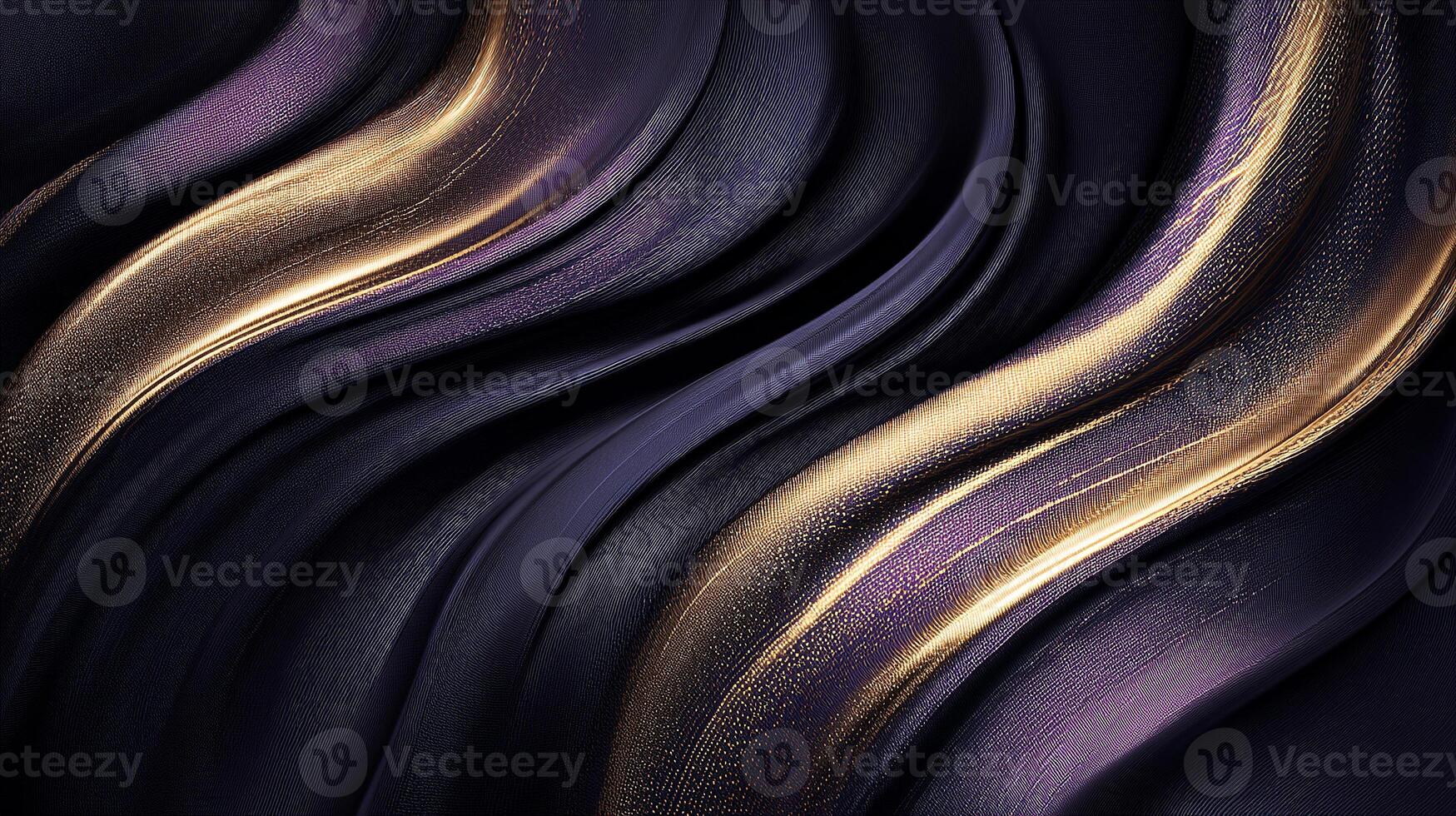 Photorealistic abstract background featuring smooth luxury wave style photo