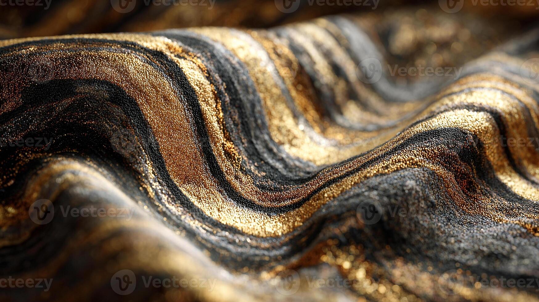 Smooth flowing wave textures in photorealistic luxury background photo