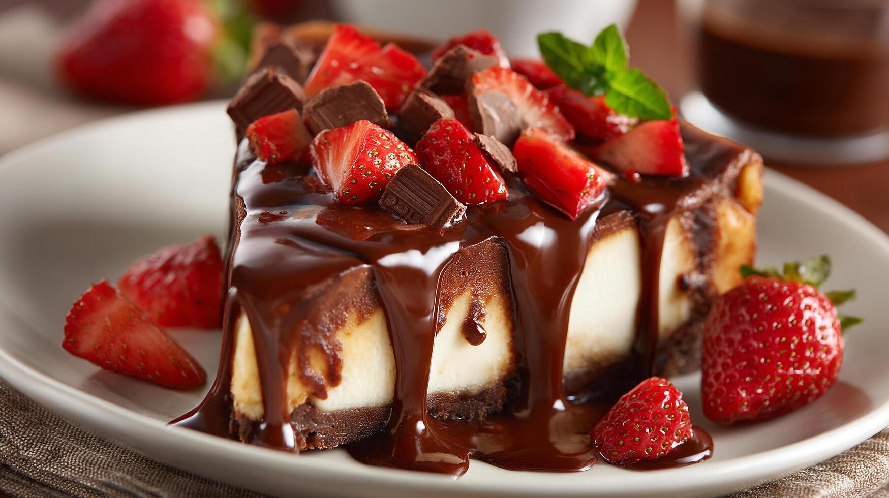Detailed high-resolution dessert photography shot photo