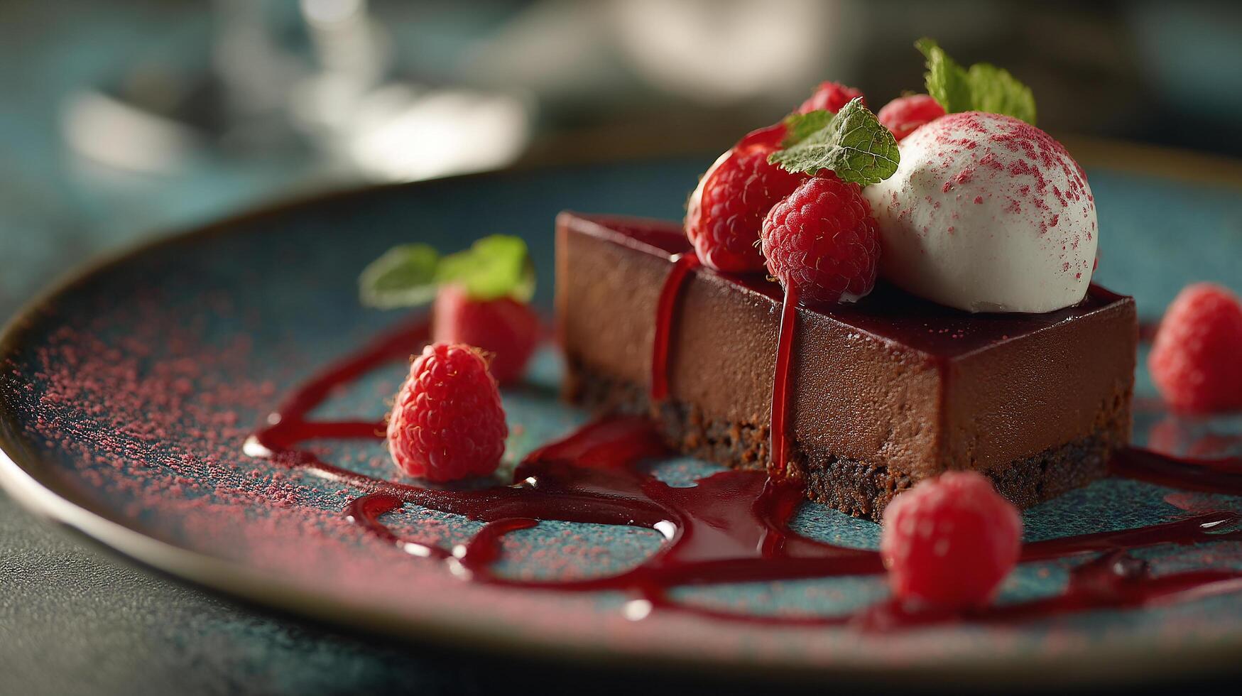 Clear photo of tasty dessert textures