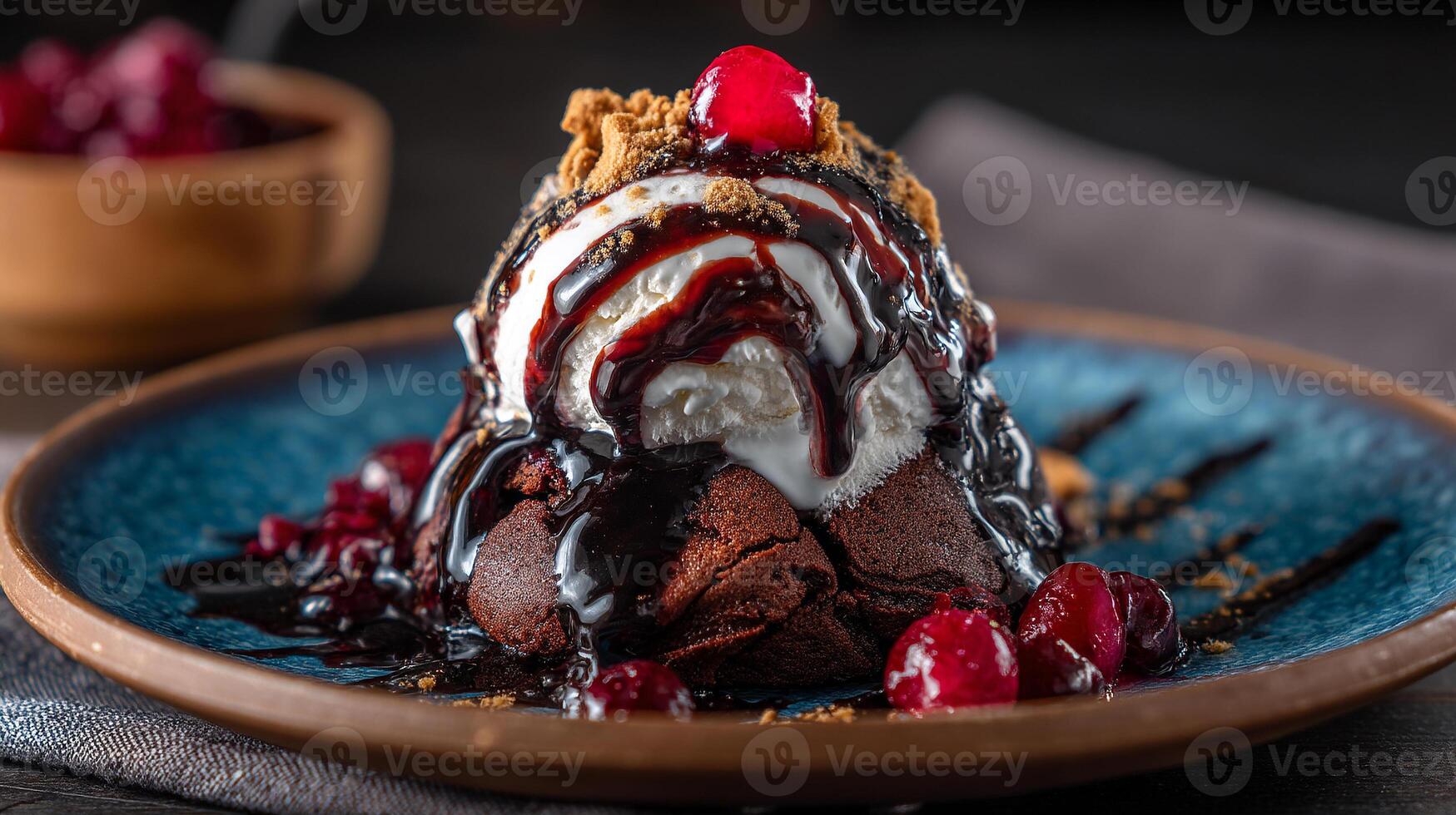 Clear high-resolution image of dessert photo