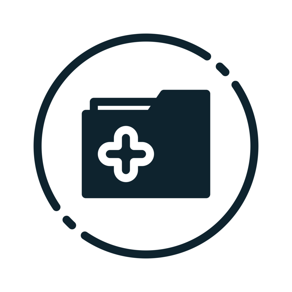 Design Illustration graphic of add files icon with glyph style. Suitable for UI, mobile design, web design, etc. Transparent Background. png