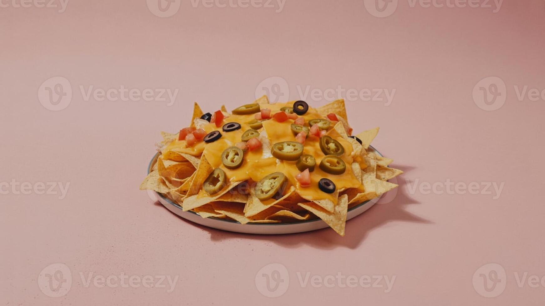 a pla te of delicious looking mea tba lls ga rnished with fresh herbs on a pink surfa ce in a studio shot photo