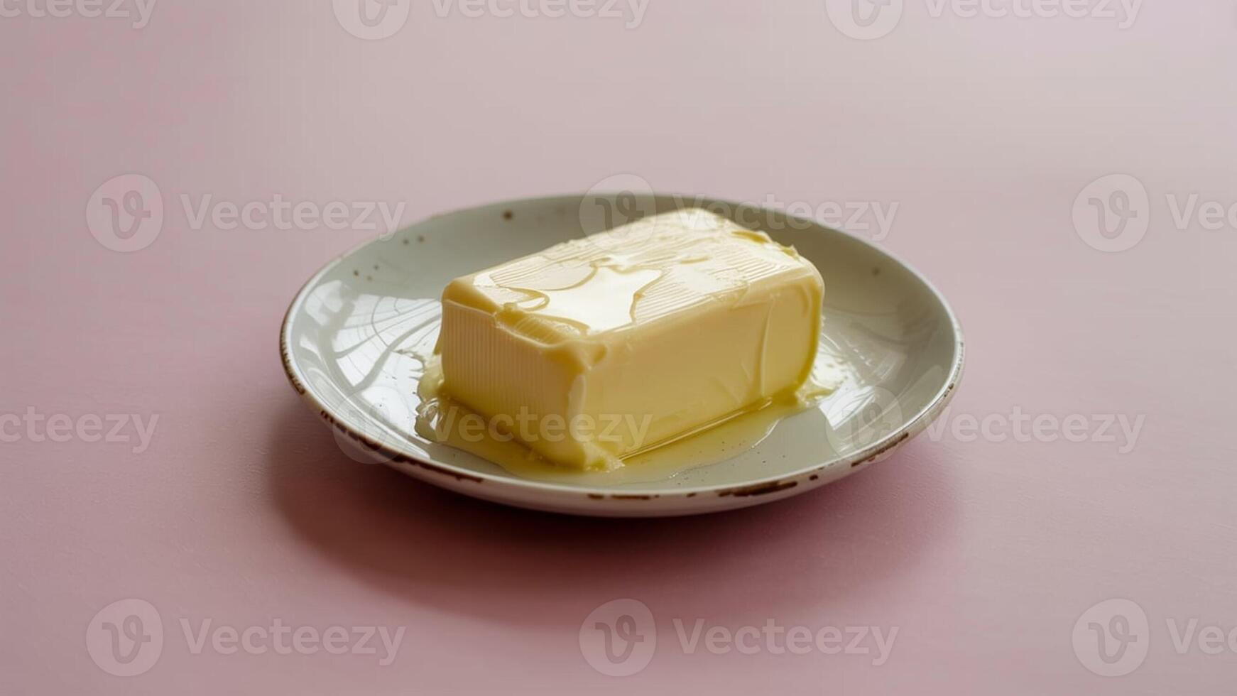 a pla te of chocola te ha zelnut sprea d with chopped ha zelnuts on a pink surfa ce in a studio setting photo