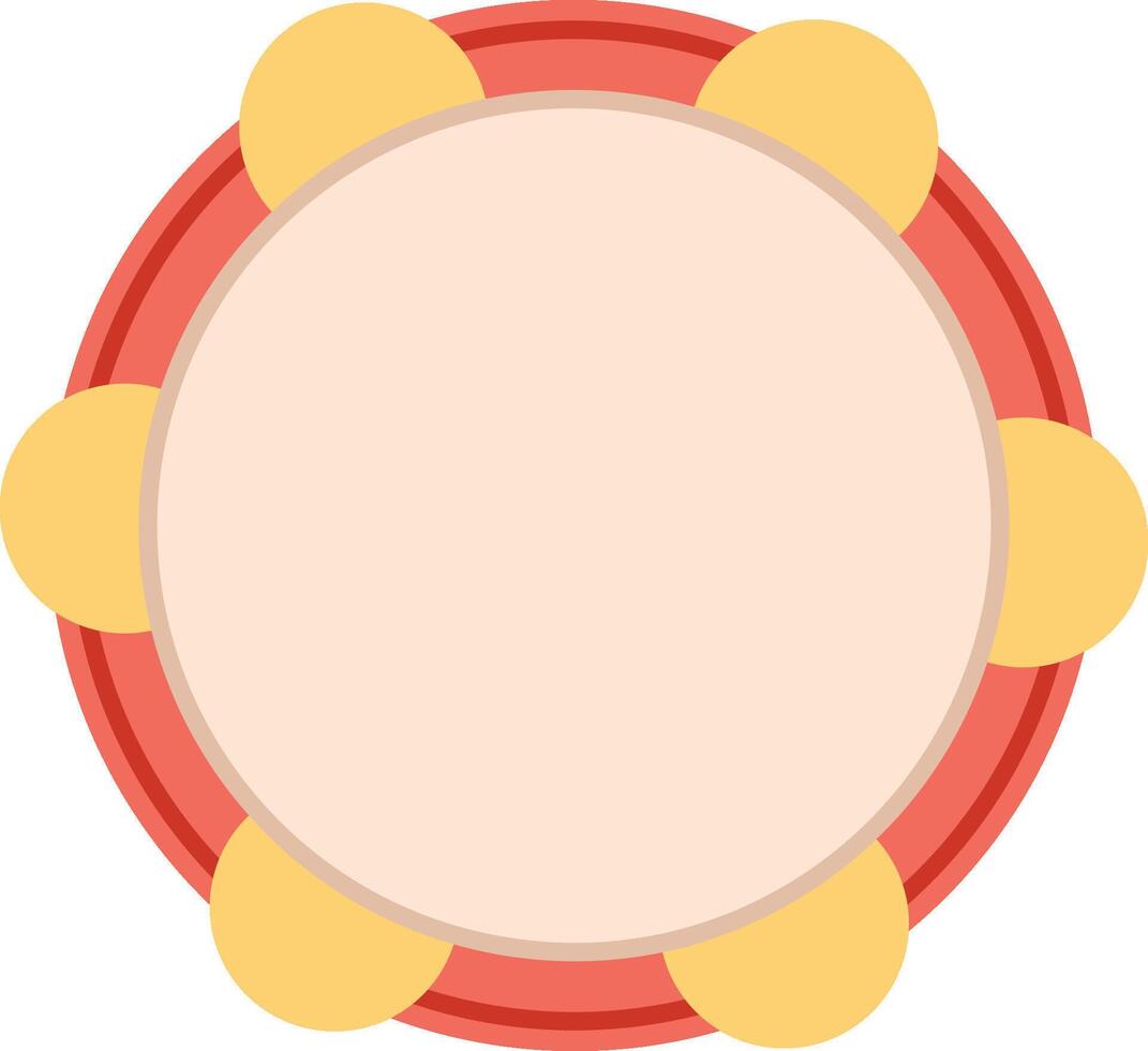 Tambourine Musical Instrument vector