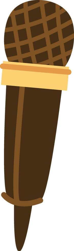 Retro Microphone Musical Device vector