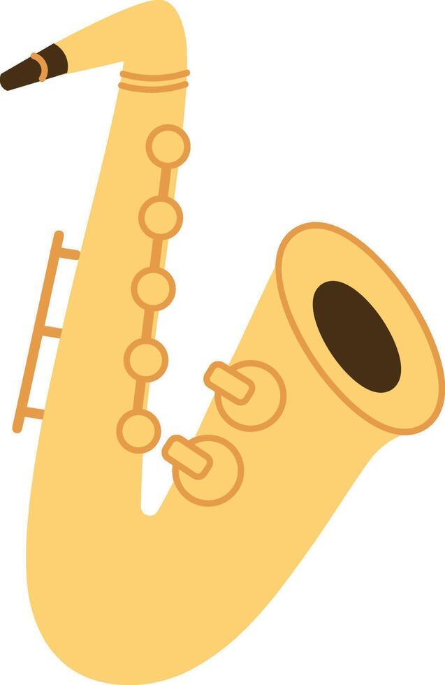 Saxophone Musical Instrument vector