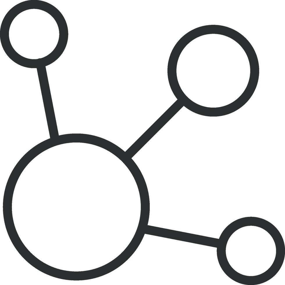 Network Connection Nodes vector
