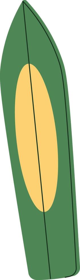Surfboard with Oval Pattern vector