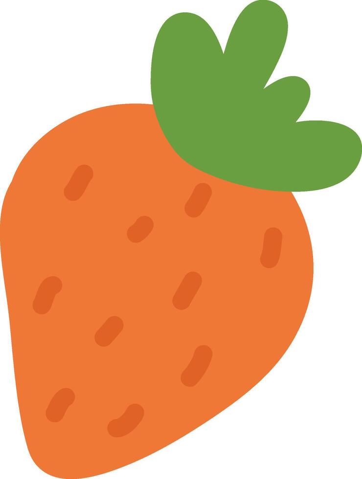Cartoon Strawberry Fruit vector
