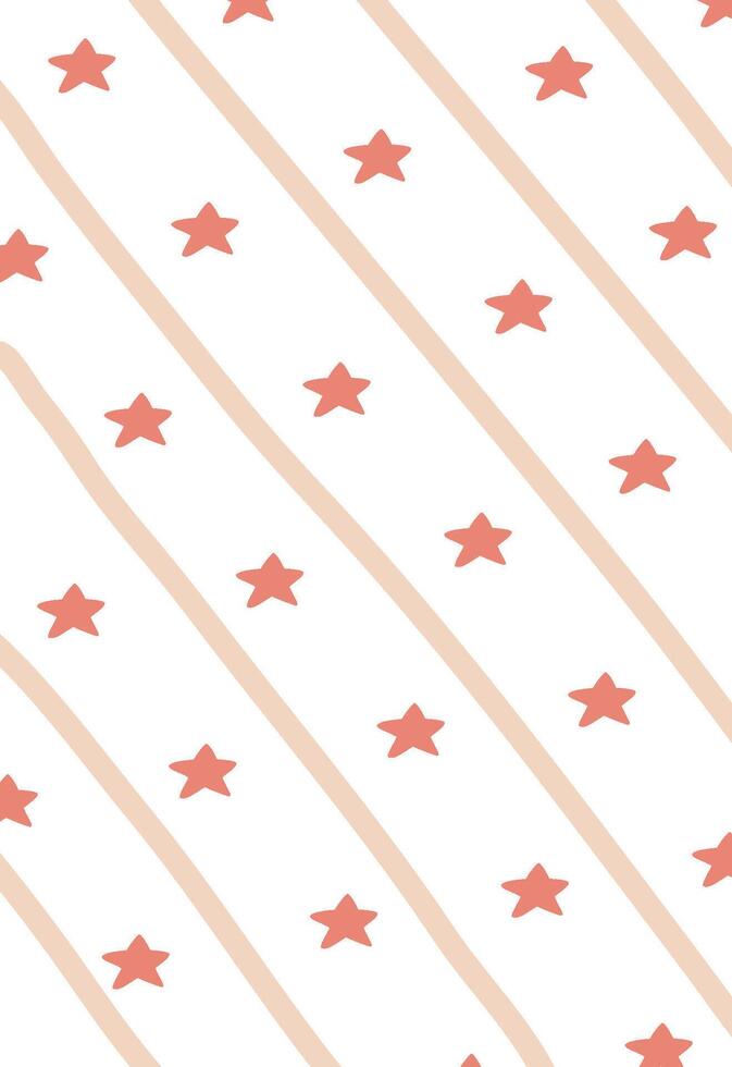 Star Pattern with Diagonal Lines Background vector
