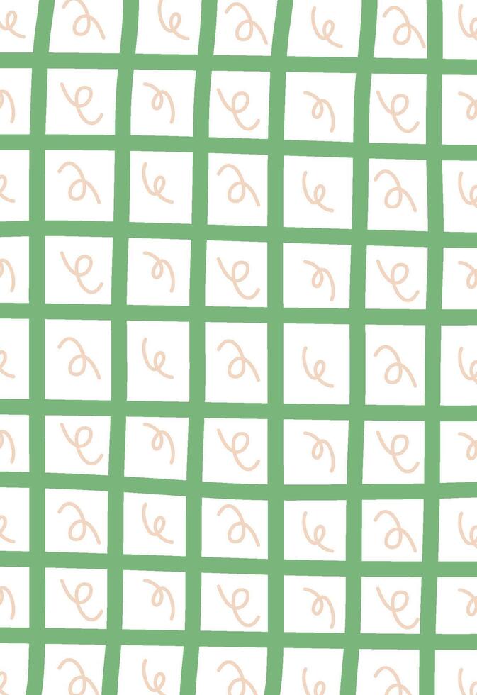 Abstract Grid with Curved Lines Background vector