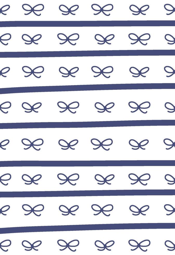 Seamless Bow Pattern vector