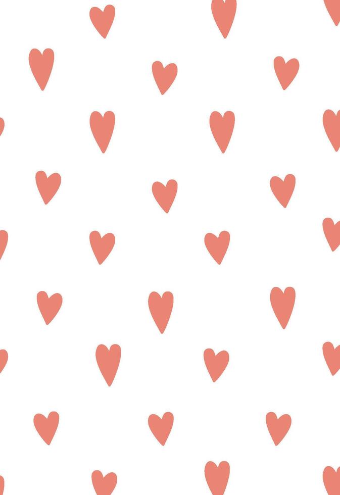Heart Pattern Background Style vector