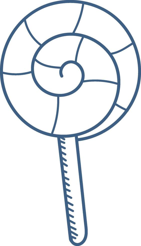 Spiral Lollipop Sketch vector