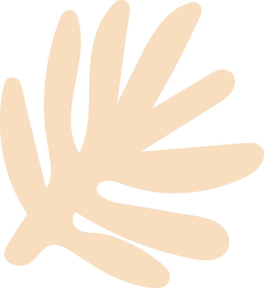 Abstract Leaf Silhouette Symbol vector