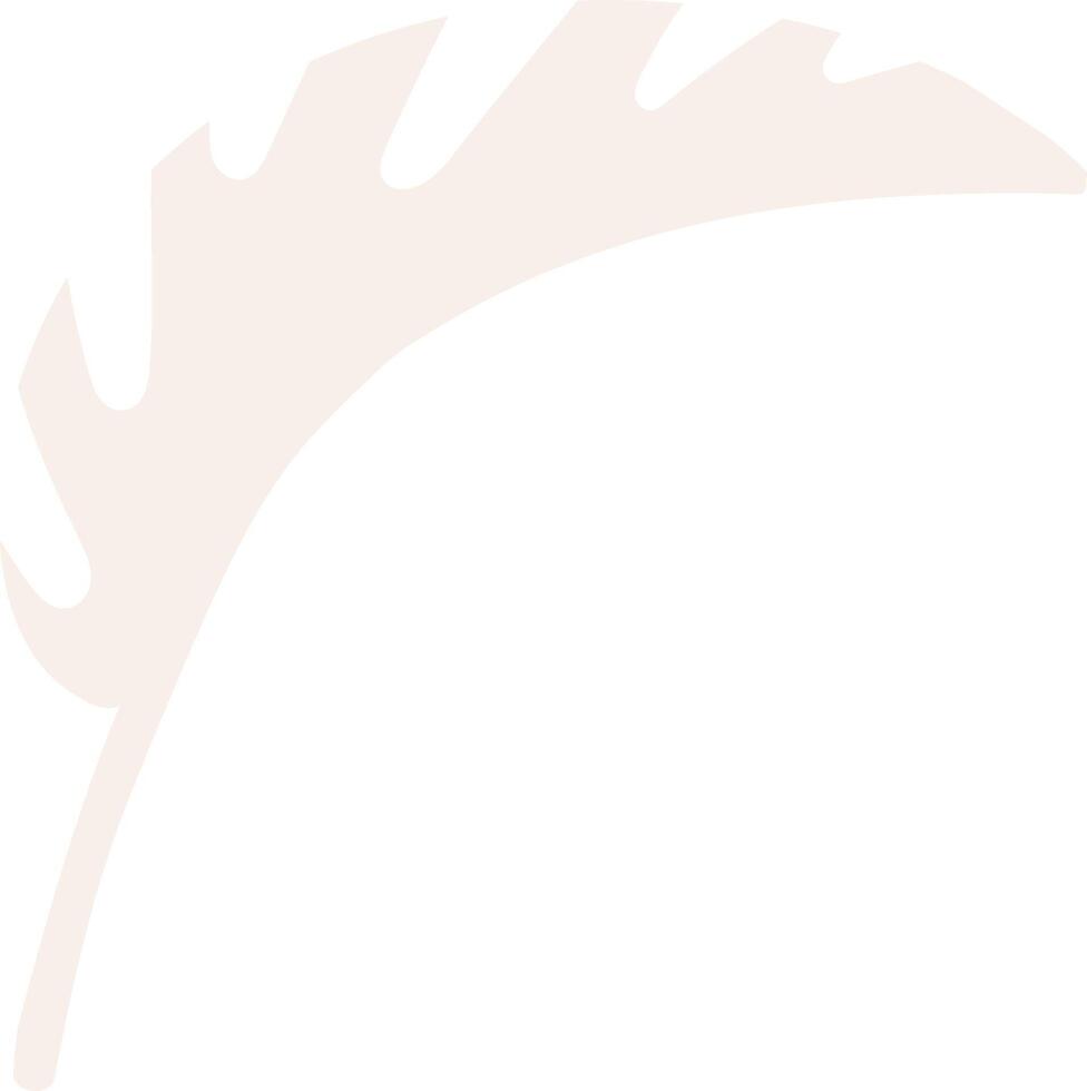 Abstract Leaf Silhouette Sign vector