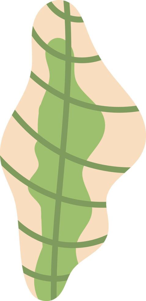 Tpopical Leaf Hand Drawn Design vector