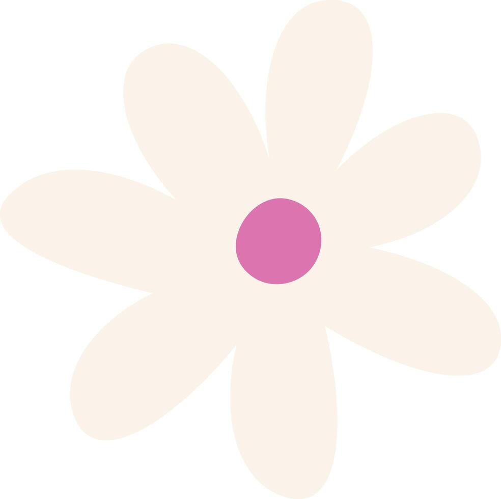 Daisy with Pink Center vector